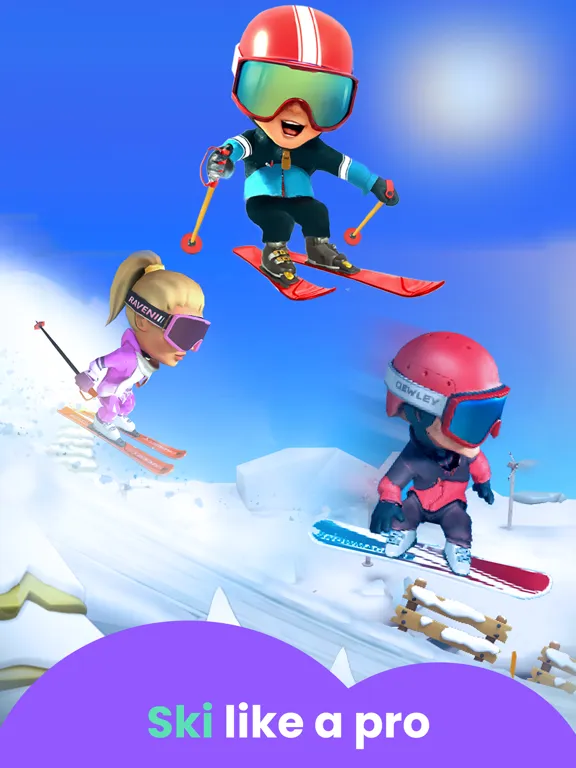 Capturas de pantalla de Skiing Games for Kids iPad 